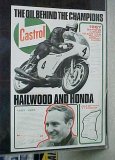 (image for) 1967 Castrol Advert Poster - Featuring Mike Hailwood
