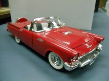 (image for) 1957 Ford Thunderbird (Red) - 1/18 Road Signature AS / IS