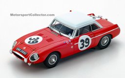 (image for) MG MGB #39 - Hopkirk/Hedges - 11th, Le Mans 1965