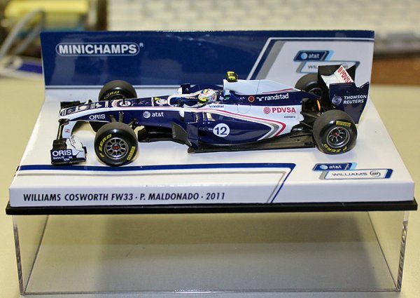 (image for) AT&T Wiliams Cosworth FW33 - Pastor Maldonado 2011