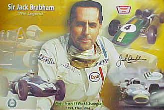 (image for) Sir Jack Brabham: The Legend - Autographed Poster